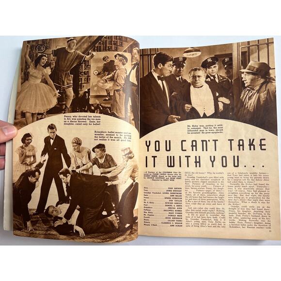 Original Sept 1938 Screen Romances James Cagney Magazine Gable, Jean Harlow - Picture 4 of 10